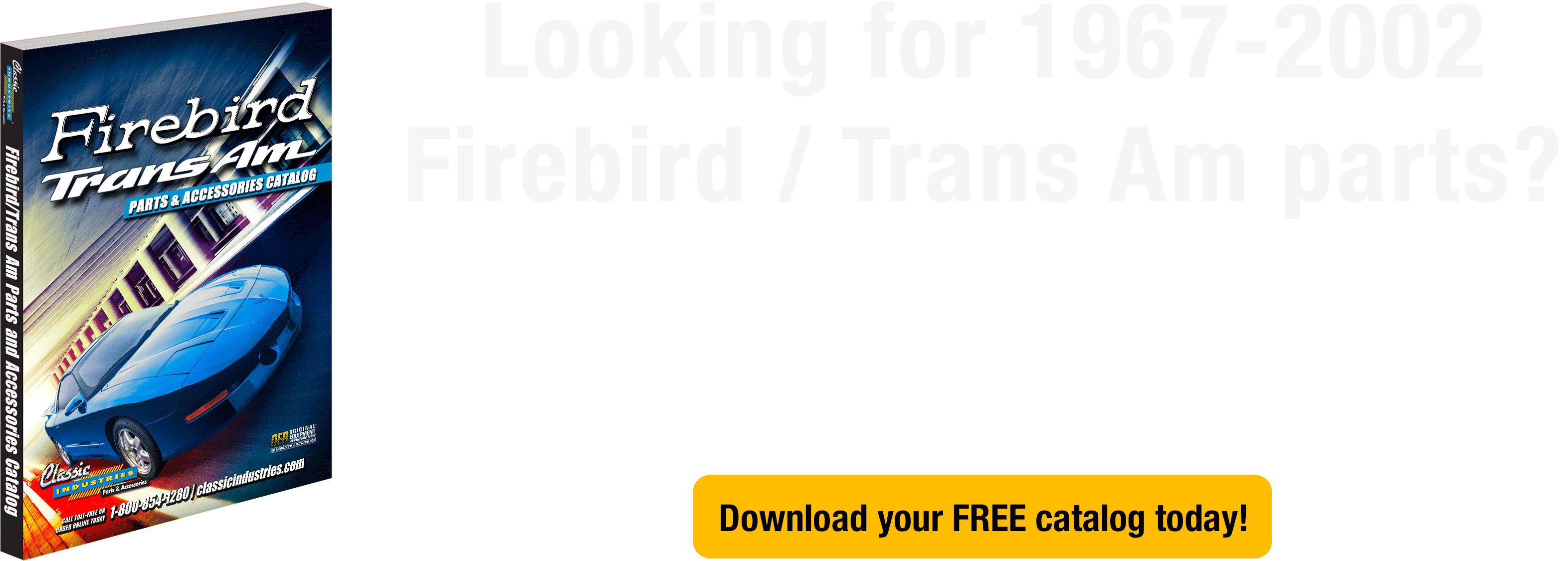 Looking for 1967-2002 Firebird / Trans Am parts?